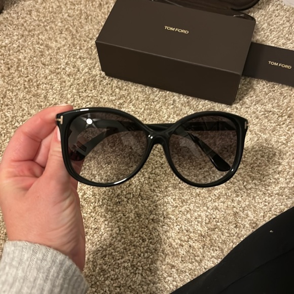 Tom Ford Alicia Black Butterfly Sunglasses - Picture 2 of 7